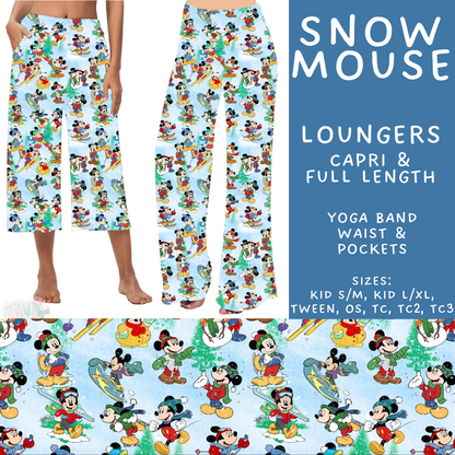 Batch #606 - Magical Character Winter - Closes 10/30 - ETA late Dec - Snow Mouse Capri and Full Length Loungers