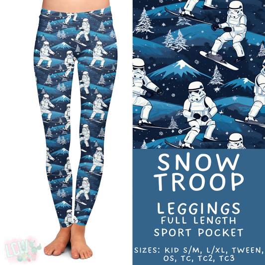 Batch #479 - Cool Characters 11 - Closes 1/21 - ETA mid/late March - Snow Troop Full Length Leggings