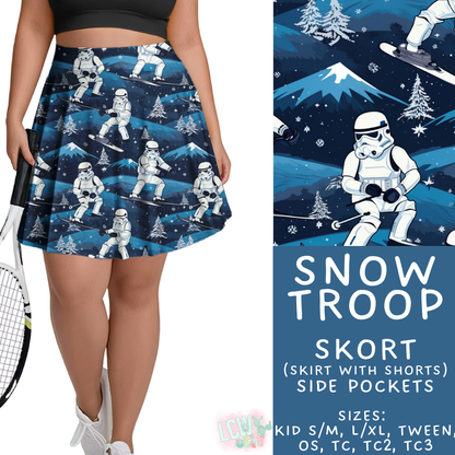 Batch #479 - Cool Characters 11 - Closes 1/21 - ETA mid/late March - Snow Troop Skort