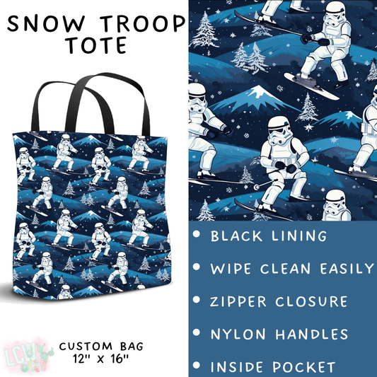 Batch #479 - Cool Characters 11 - Closes 1/21 - ETA mid/late March - Snow Troop Tote