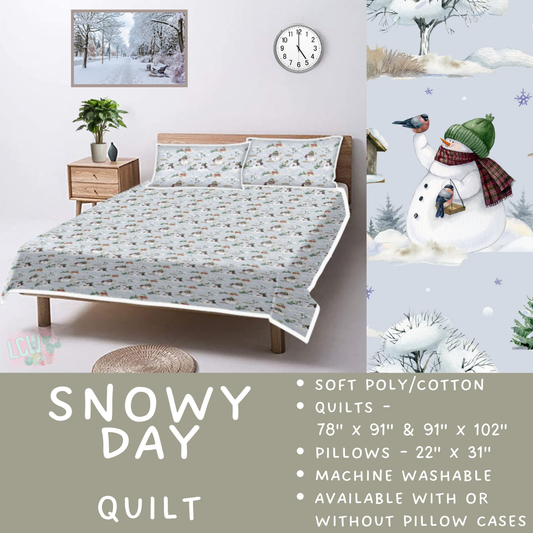 Batch  #410 - Cozy Quilts - Closes 9/10 - ETA late October - Snowy Day Quilt