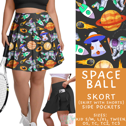 Batch #538 - Fun Run 23 - Closes 6/3 - ETA early August - Space Ball Skort