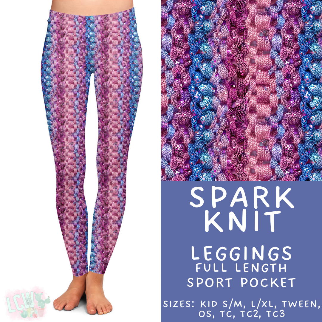 Batch #468 - Fun Run 18 - Closes 12/26 - ETA late Feb - Spark Knit Full Length Leggings