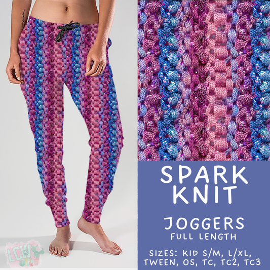 Batch #468 - Fun Run 18 - Closes 12/26 - ETA late Feb - Spark Knit Joggers