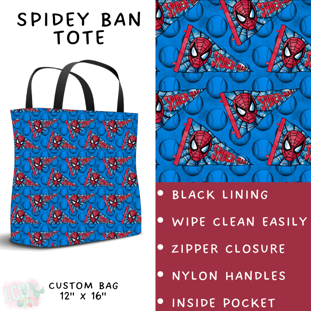 Batch #542 - Pennant Banner Collection - Closes 6/12 - ETA mid August - Spidey Ban Tote