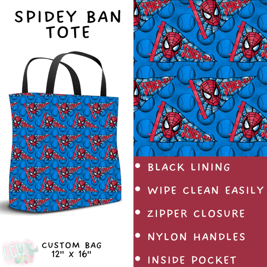 Batch #542 - Pennant Banner Collection - Closes 6/12 - ETA mid August - Spidey Ban Tote