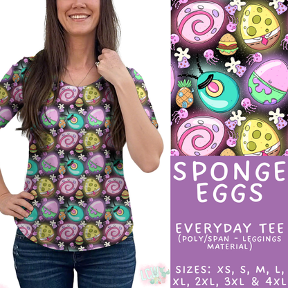 Batch #477 - Magical Character Easter - Closes 1/12 ETA - Early March - Sponge Eggs Everyday Tee