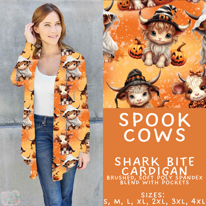 Batch #560 - Halloween 4 - Closes 7/26 - ETA late Sept - Spook Cows Cardigan