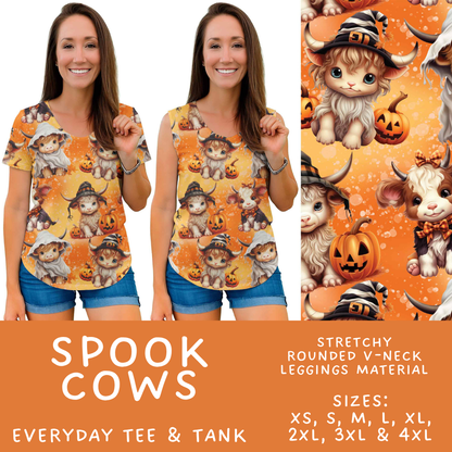 Batch #560 - Halloween 4 - Closes 7/26 - ETA late Sept - Spook Cows Everyday Tank & Tee