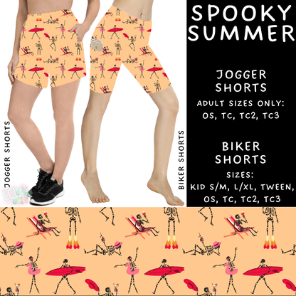 Ready to Ship - Spooky Summer Jogger Shorts - TC2