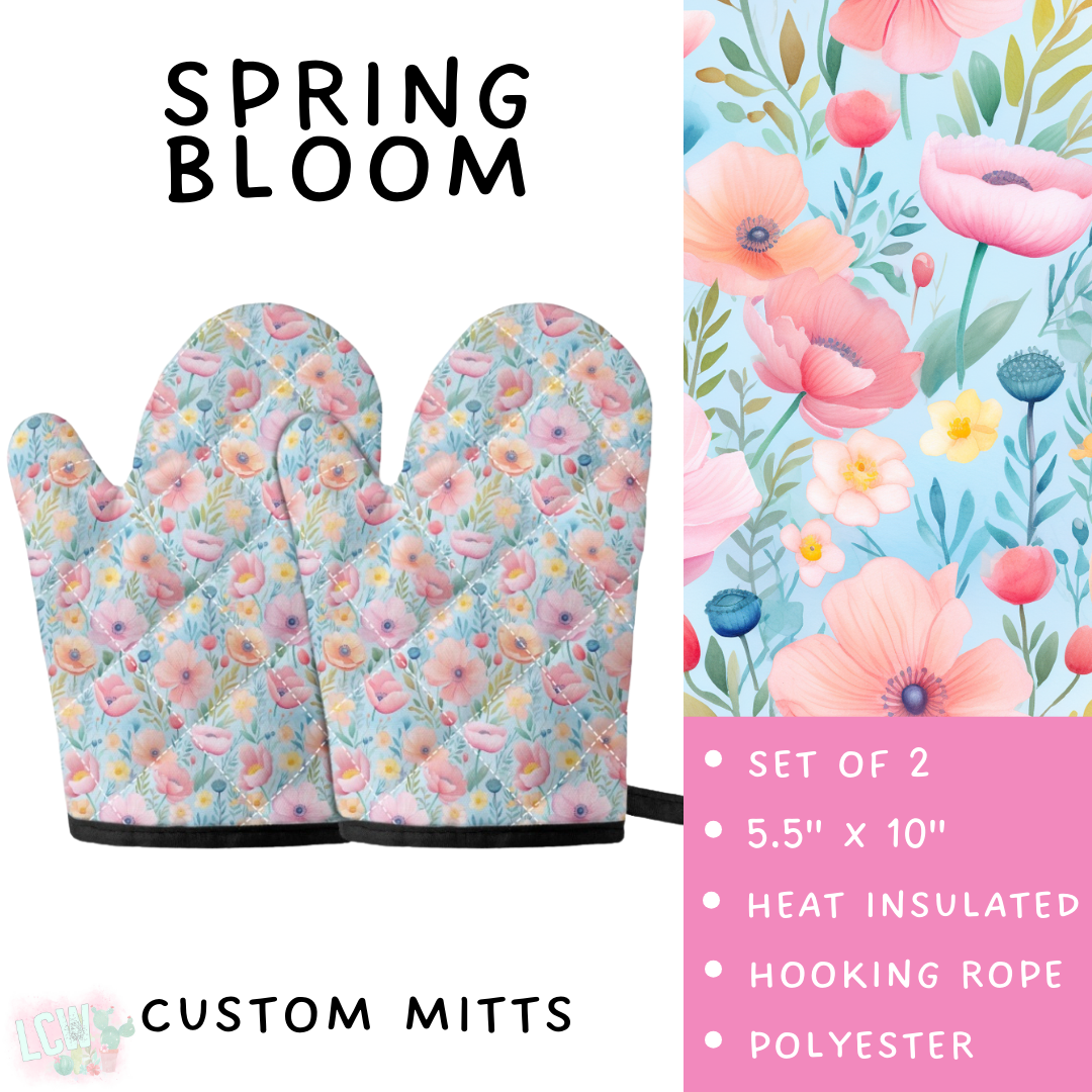 Batch #476 - Bake Off - Closes 1/16 - ETA early/mid March - Spring Bloom Oven Mitts