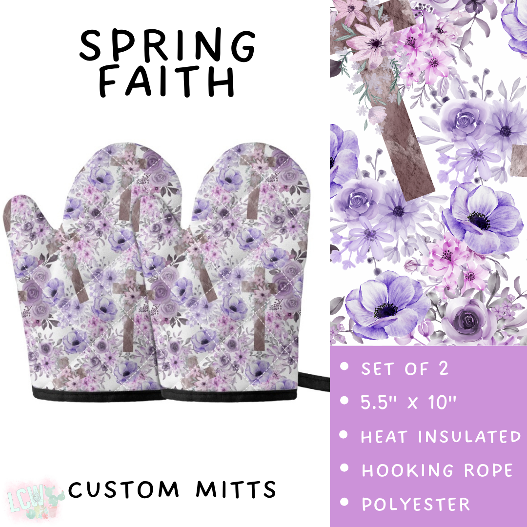 Batch #476 - Bake Off - Closes 1/16 - ETA early/mid March - Spring Faith Oven Mitts
