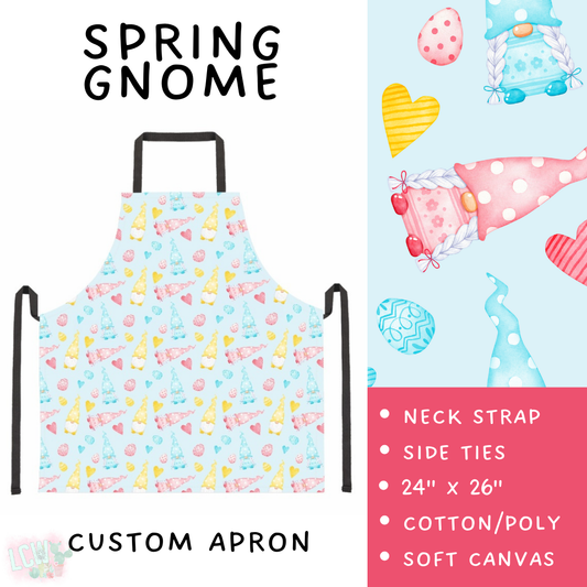 Batch #476 - Bake Off - Closes 1/16 - ETA early/mid March - Spring Gnomes Apron