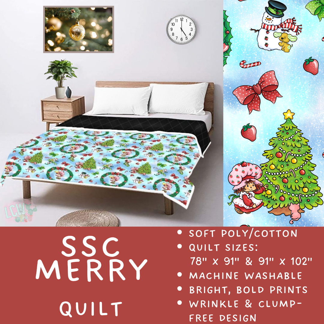 Batch #597 - Christmas Quilts - Closes 10/12 - ETA early Dec - SSC Merry Quilt