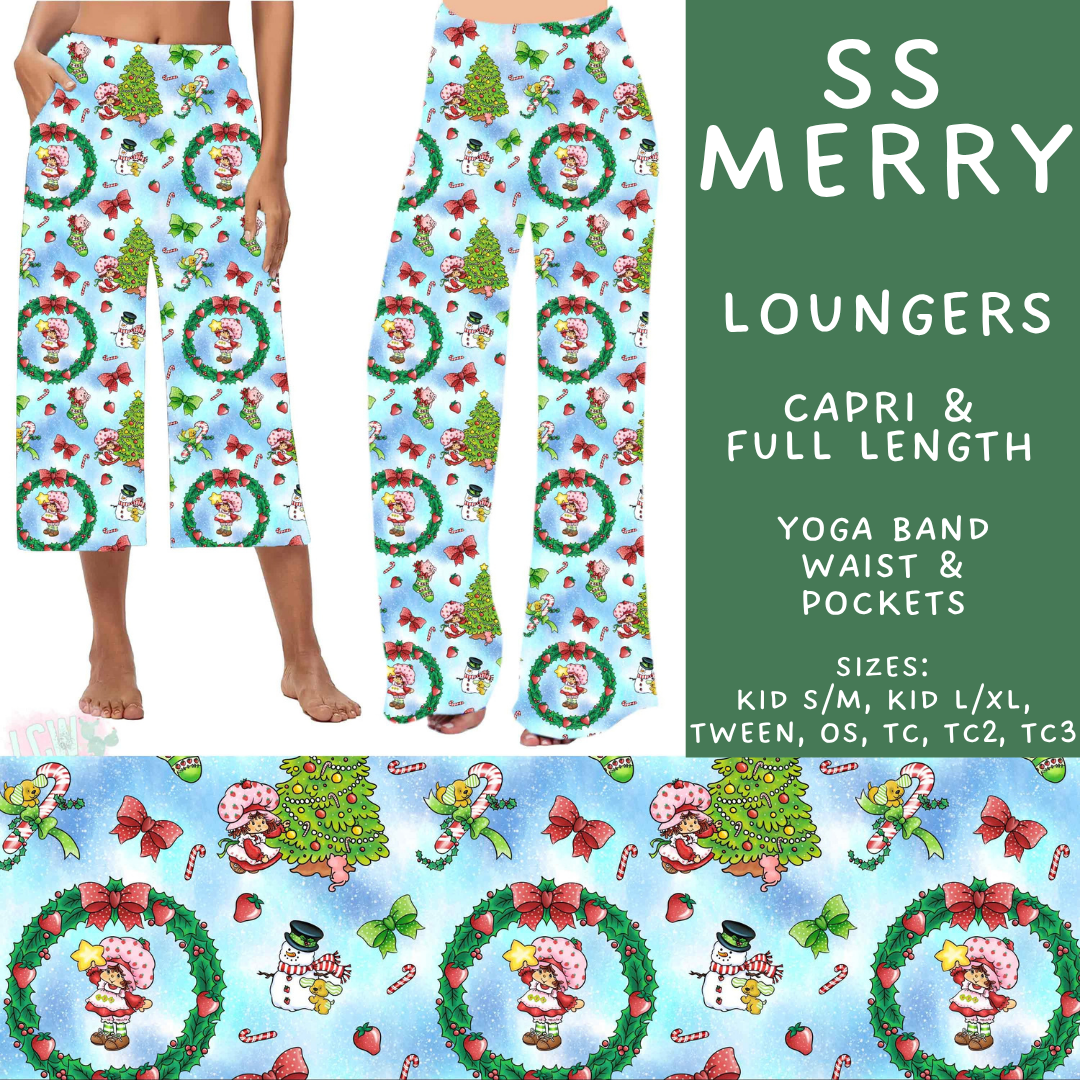 Batch #598 - Magical Character Christmas 2 - Closes 10/14 - ETA early Dec - SS Merry Capri and Full Length Loungers
