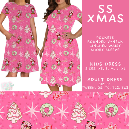 Batch #589 - August Request Run - Closes 9/23 - ETA mid/late Nov - SS Xmas Adult & Kids Dresses