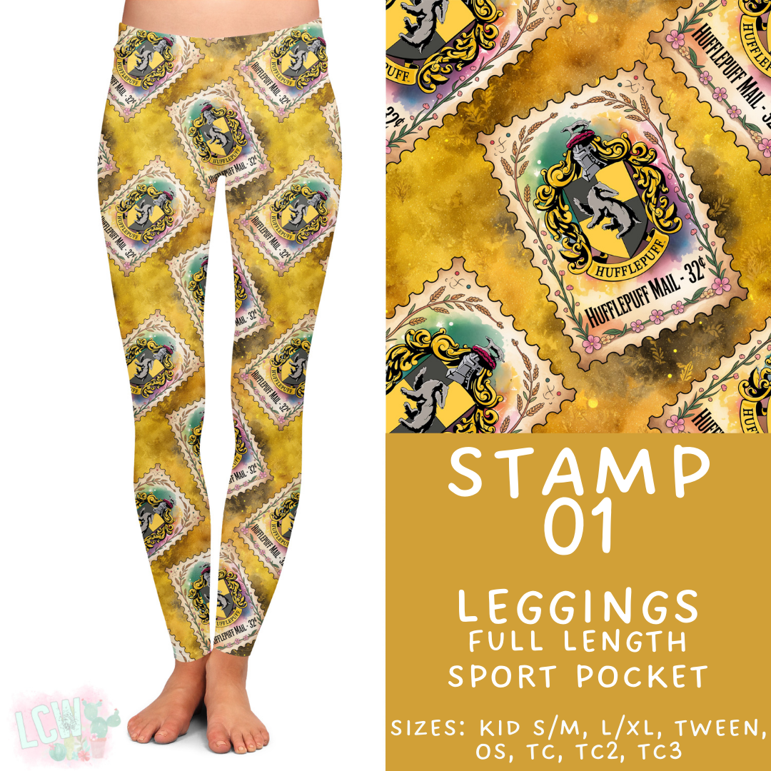 Batch #465 - Magical Character Stamps - Closes 12/19 - ETA mid Feb - Stamp 01 Full Length Leggings