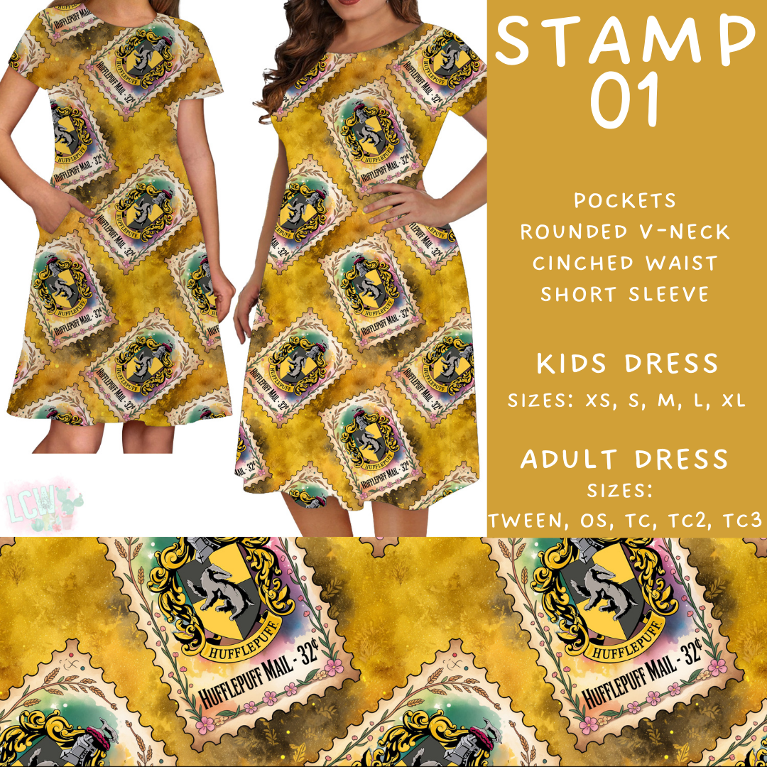 Batch #465 - Magical Character Stamps - Closes 12/19 - ETA mid Feb - Stamp 01 Womens & Girls Dresses
