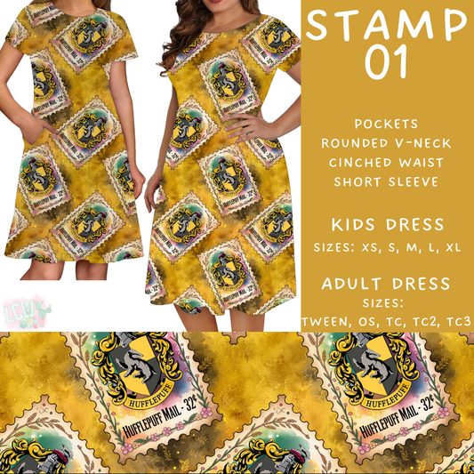 Batch #465 - Magical Character Stamps - Closes 12/19 - ETA mid Feb - Stamp 01 Womens & Girls Dresses