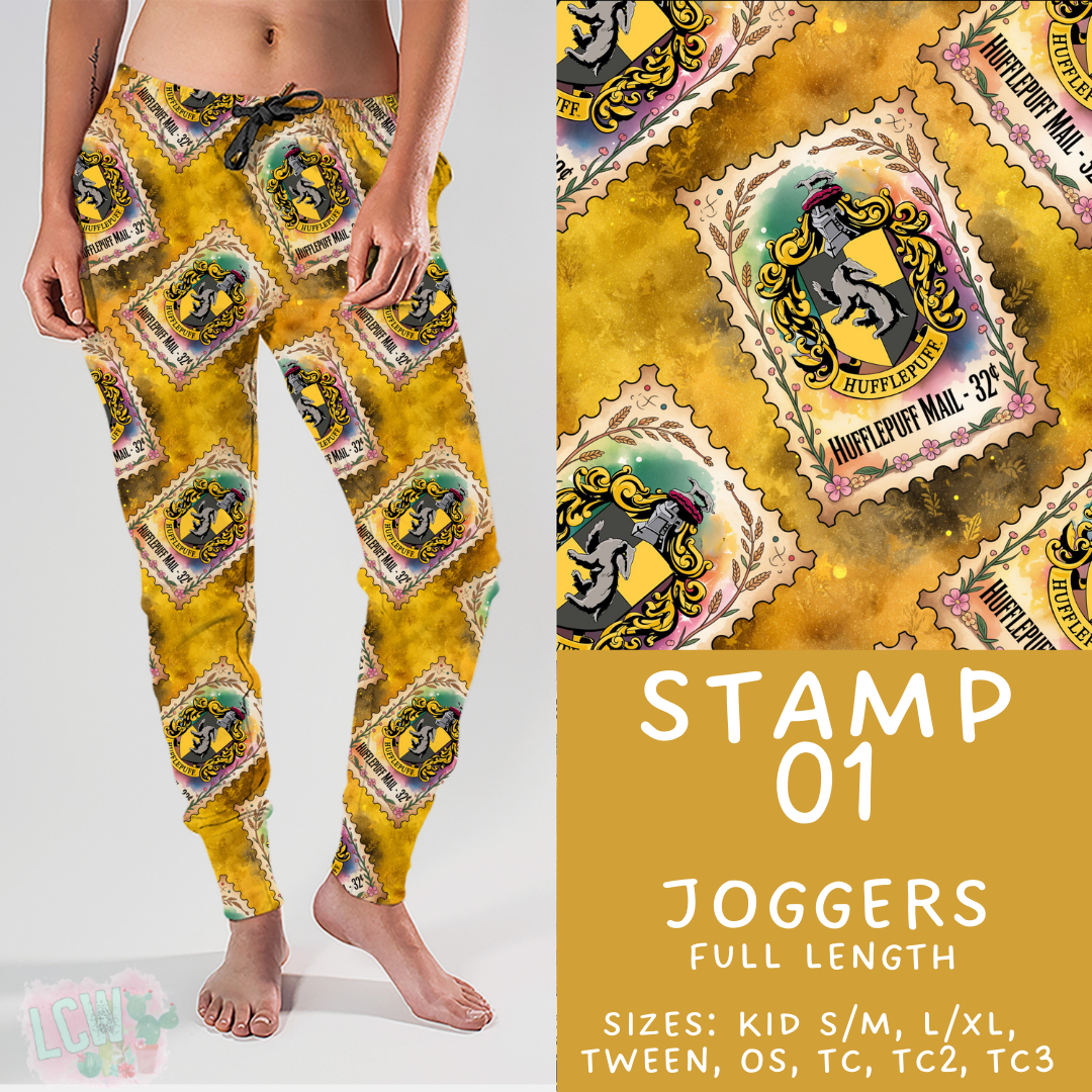 Batch #465 - Magical Character Stamps - Closes 12/19 - ETA mid Feb - Stamp 01 Joggers