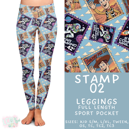 Batch #465 - Magical Character Stamps - Closes 12/19 - ETA mid Feb - Stamp 02 Full Length Leggings