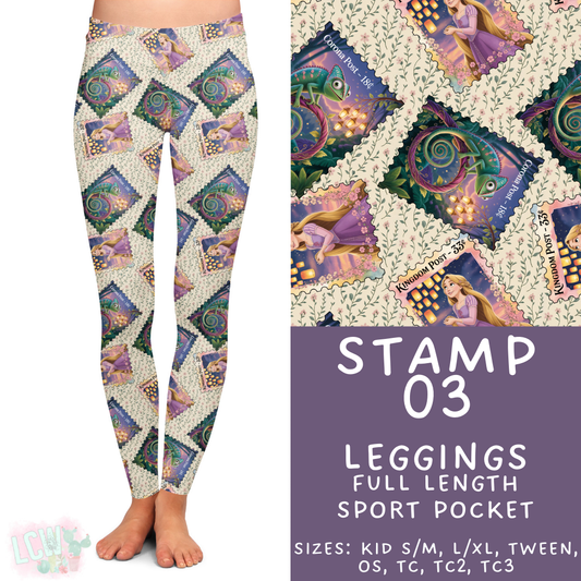 Batch #465 - Magical Character Stamps - Closes 12/19 - ETA mid Feb - Stamp 03 Full Length Leggings