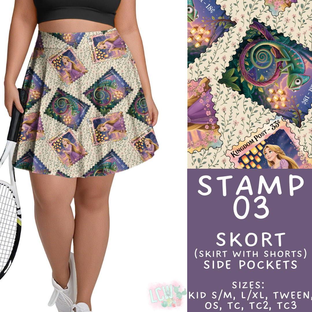 Batch #465 - Magical Character Stamps - Closes 12/19 - ETA mid Feb - Stamp 03 Skort