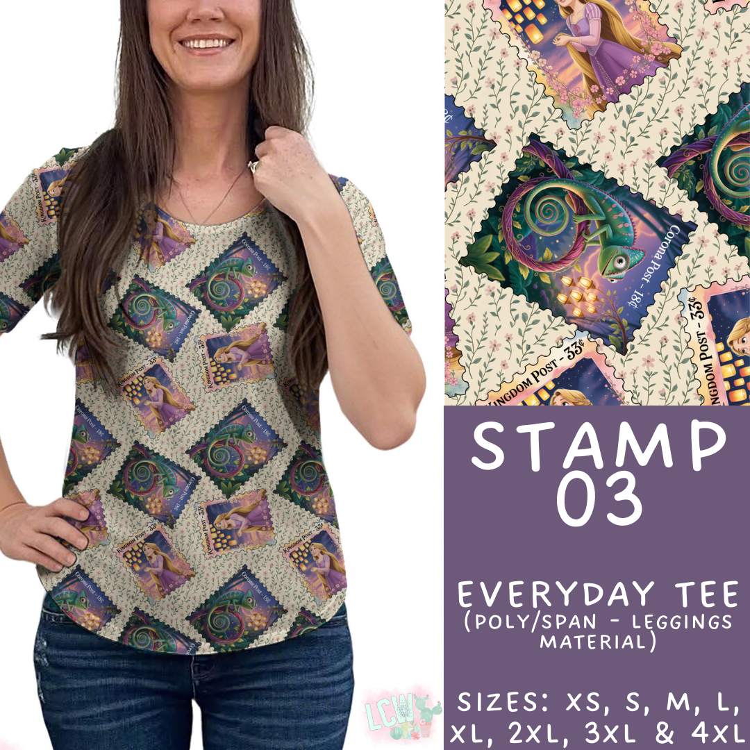 Batch #465 - Magical Character Stamps - Closes 12/19 - ETA mid Feb - Stamp 03 Everyday Tee