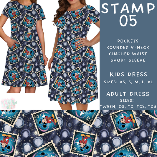 Batch #465 - Magical Character Stamps - Closes 12/19 - ETA mid Feb - Stamp 05 Womens & Girls Dresses
