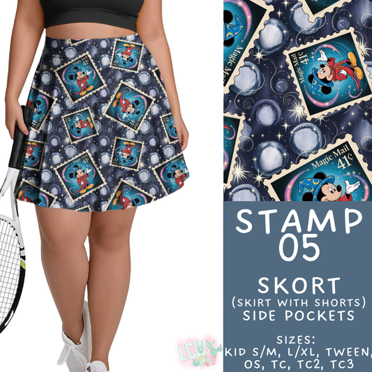 Batch #465 - Magical Character Stamps - Closes 12/19 - ETA mid Feb - Stamp 05 Skort