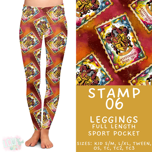 Batch #465 - Magical Character Stamps - Closes 12/19 - ETA mid Feb - Stamp 06 Full Length Leggings