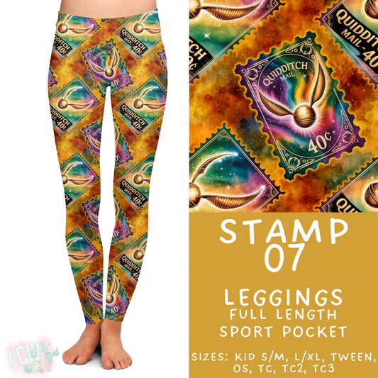 Batch #465 - Magical Character Stamps - Closes 12/19 - ETA mid Feb - Stamp 07 Full Length Leggings
