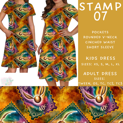 Batch #465 - Magical Character Stamps - Closes 12/19 - ETA mid Feb - Stamp 07 Womens & Girls Dresses