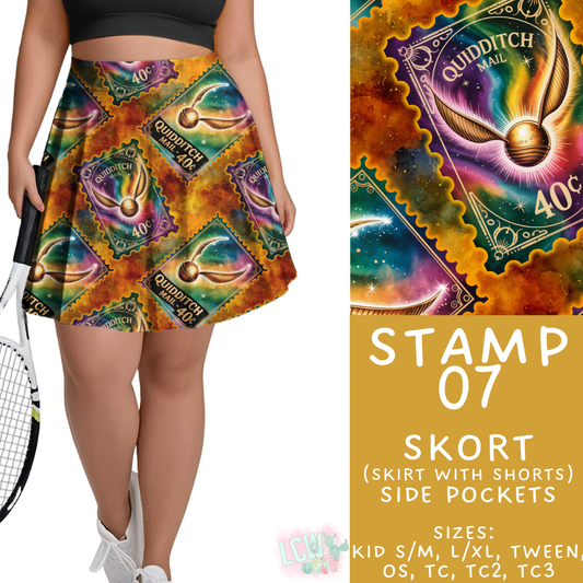 Batch #465 - Magical Character Stamps - Closes 12/19 - ETA mid Feb - Stamp 07 Skort