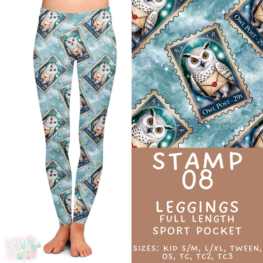 Batch #465 - Magical Character Stamps - Closes 12/19 - ETA mid Feb - Stamp 08 Full Length Leggings