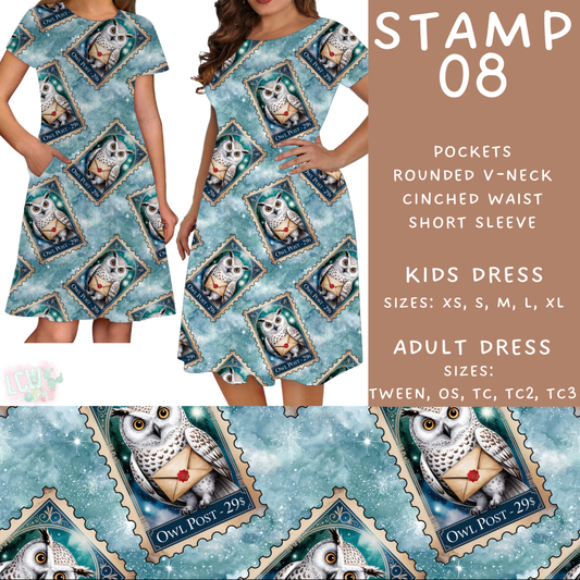 Batch #465 - Magical Character Stamps - Closes 12/19 - ETA mid Feb - Stamp 08 Womens & Girls Dresses