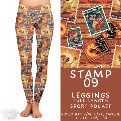 Batch #465 - Magical Character Stamps - Closes 12/19 - ETA mid Feb - Stamp 09 Full Length Leggings
