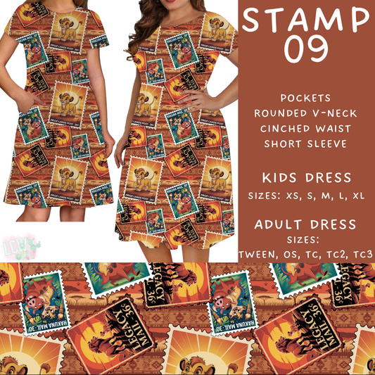 Batch #465 - Magical Character Stamps - Closes 12/19 - ETA mid Feb - Stamp 09 Womens & Girls Dresses