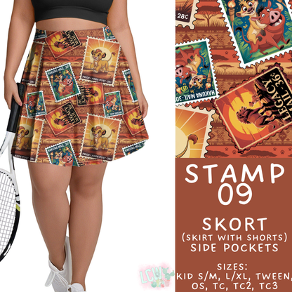 Batch #465 - Magical Character Stamps - Closes 12/19 - ETA mid Feb - Stamp 09 Skort