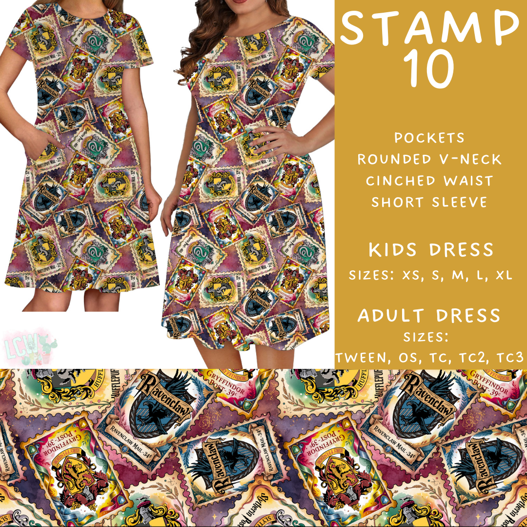 Batch #465 - Magical Character Stamps - Closes 12/19 - ETA mid Feb - Stamp 10 Womens & Girls Dresses