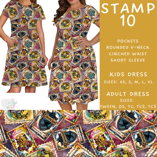 Batch #465 - Magical Character Stamps - Closes 12/19 - ETA mid Feb - Stamp 10 Womens & Girls Dresses