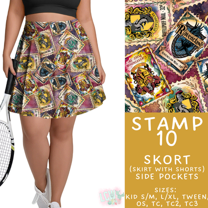 Batch #465 - Magical Character Stamps - Closes 12/19 - ETA mid Feb - Stamp 10 Skort