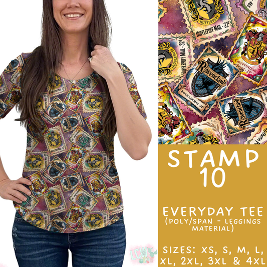 Batch #465 - Magical Character Stamps - Closes 12/19 - ETA mid Feb - Stamp 10 Everyday Tee