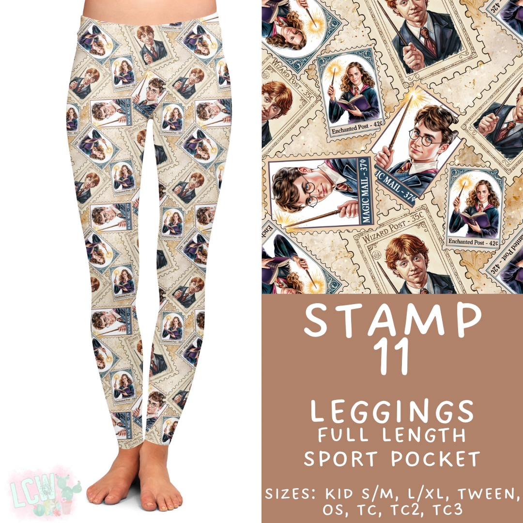 Batch #465 - Magical Character Stamps - Closes 12/19 - ETA mid Feb - Stamp 11 Full Length Leggings