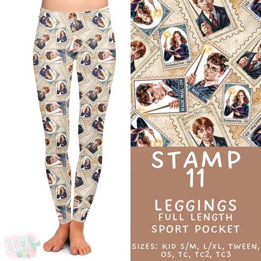 Batch #465 - Magical Character Stamps - Closes 12/19 - ETA mid Feb - Stamp 11 Full Length Leggings