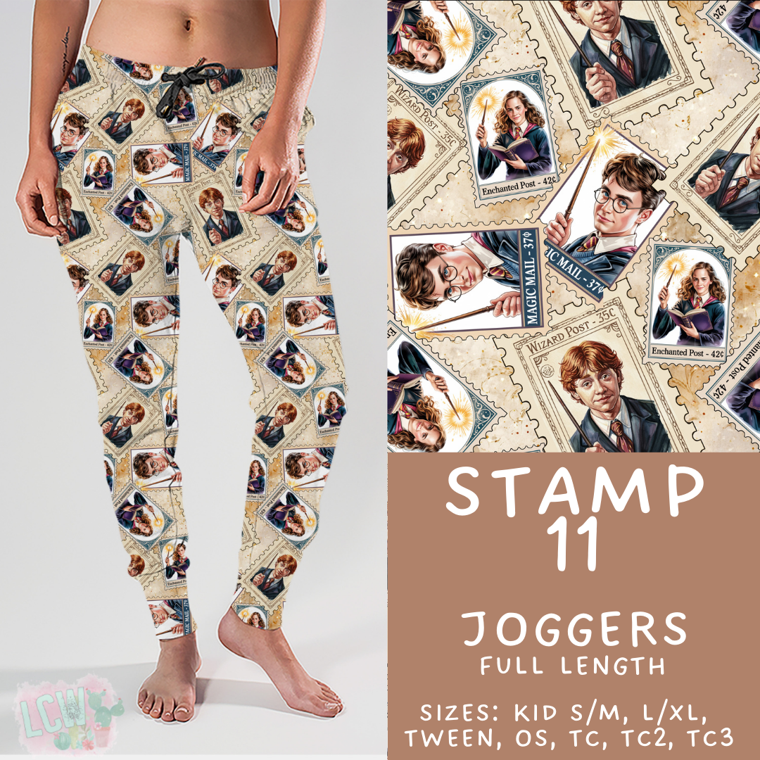 Batch #465 - Magical Character Stamps - Closes 12/19 - ETA mid Feb - Stamp 11 Joggers