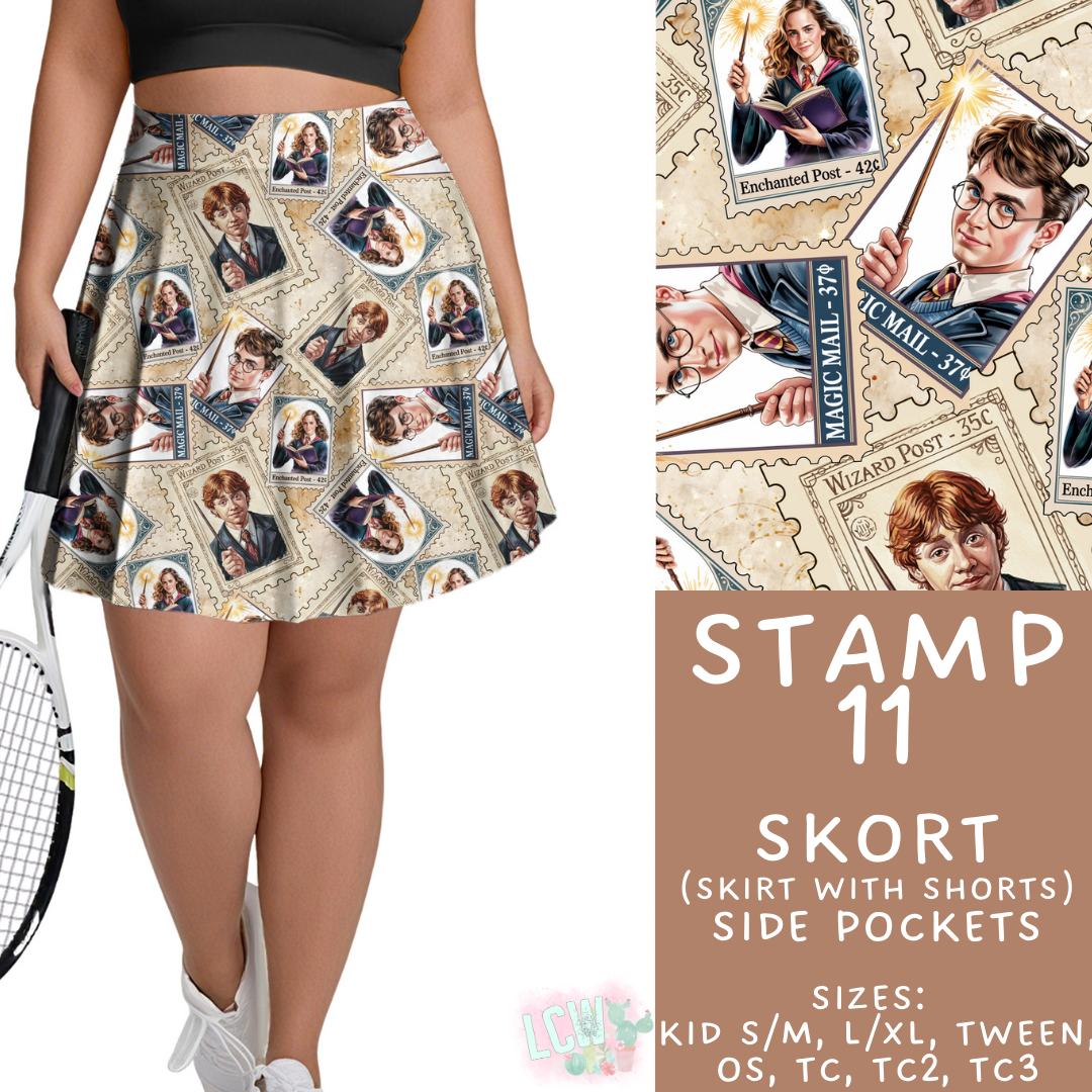 Batch #465 - Magical Character Stamps - Closes 12/19 - ETA mid Feb - Stamp 11 Skort