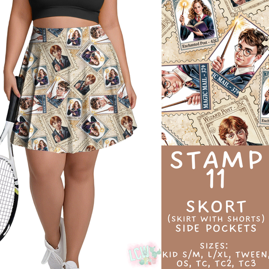 Batch #465 - Magical Character Stamps - Closes 12/19 - ETA mid Feb - Stamp 11 Skort