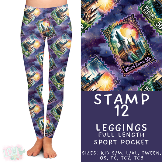 Batch #465 - Magical Character Stamps - Closes 12/19 - ETA mid Feb - Stamp 12 Full Length Leggings
