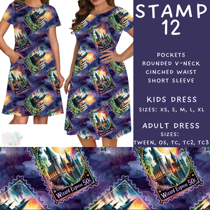 Batch #465 - Magical Character Stamps - Closes 12/19 - ETA mid Feb - Stamp 12 Womens & Girls Dresses